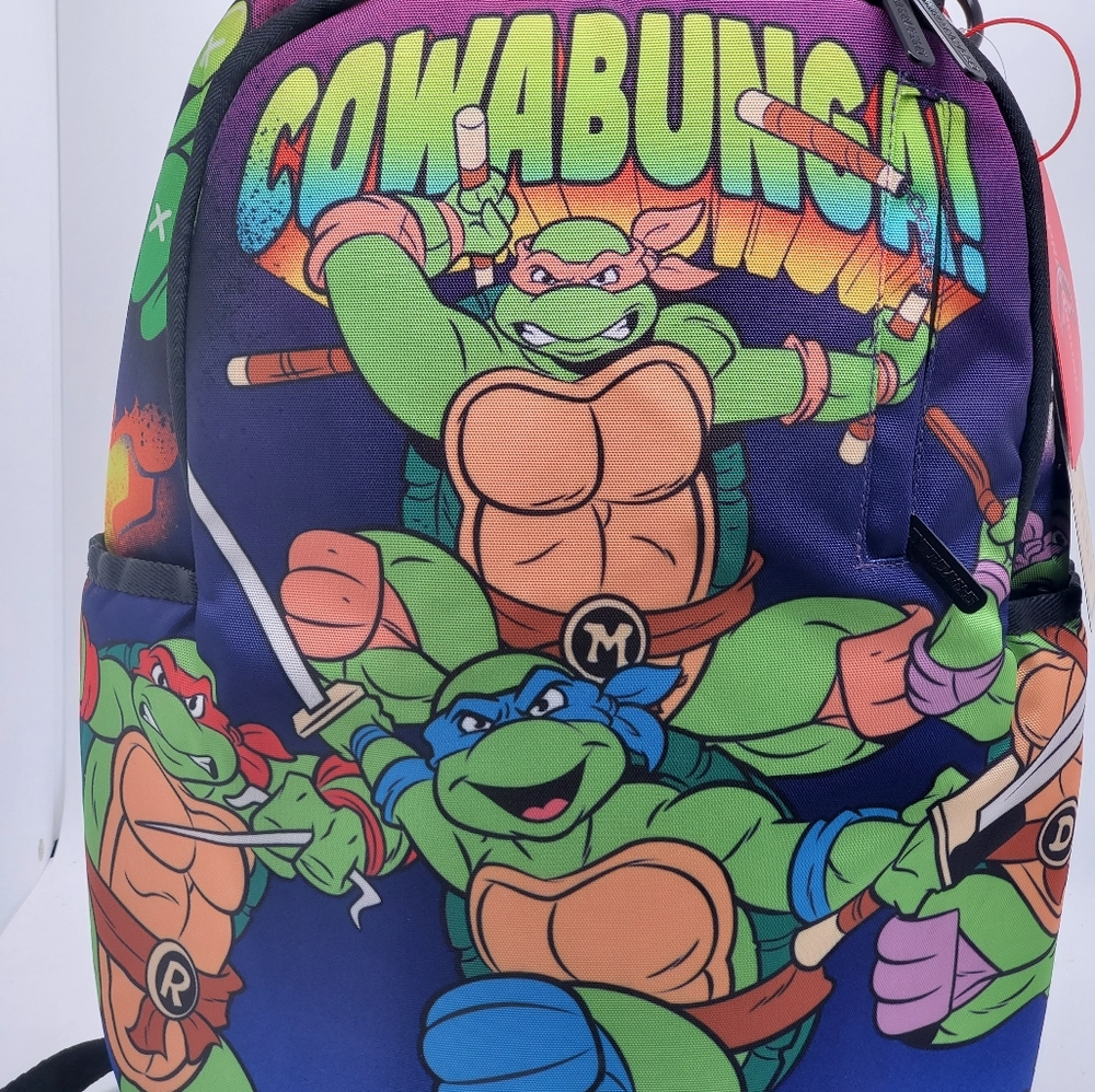 Sprayground x Teenage Mutant Ninja Turtles Backpack New - Picture 3 of 10